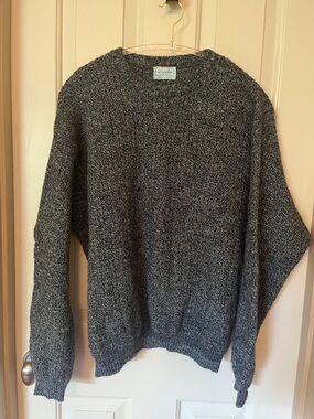United Colors Of Benetton Charcoal Marled Crewneck Sweater